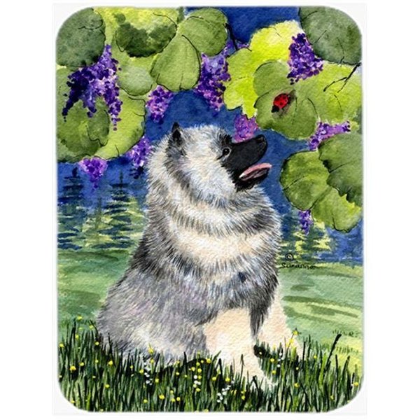 Carolines Treasures Carolines Treasures SS8249LCB Keeshond Glass Cutting Board - Large SS8249LCB